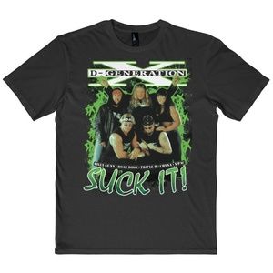 Vintage Style DX Suck It Wrestling Tee Shirt